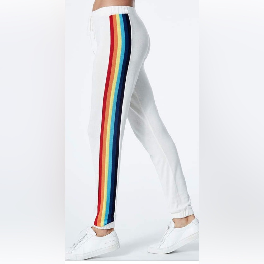 Spiritual Gangster Madeleine Thompson Rainbow Sweatpants